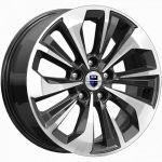КиК Авиор 7x17 5x112 ET 49 Dia 57.1 алмаз черный КиК Авиор 7x17 5x112 ET 49 Dia 57.1 алмаз черный
