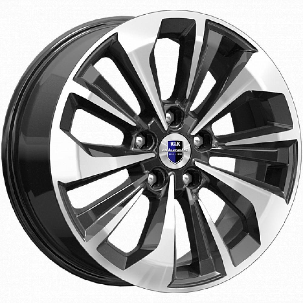 КиК Авиор 7x17 5x112 ET 40 Dia 57.1 алмаз черный