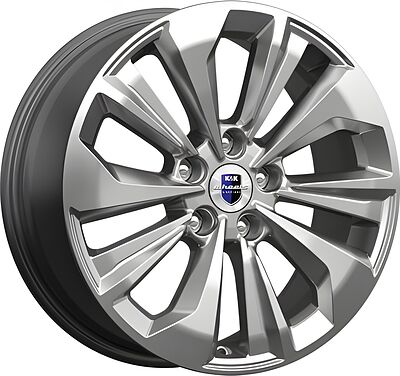 КиК Авиор 7x17 5x114.3 ET 37 Dia 66.6 брайт дарк платинум