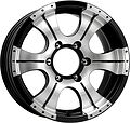 КиК Байконур 7x15 5x139.7 ET -5 Dia 110.1 алмаз черный
