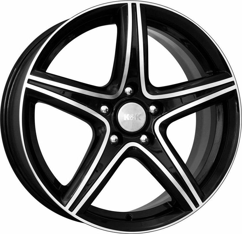 КиК Барракуда 7.5x17 5x114.3 ET 47 Dia 67.1 алмаз черный