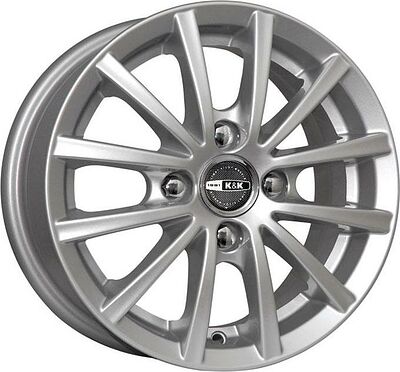КиК Баттерфляй 5.5x13 4x98 ET 35 Dia 58.5 сильвер