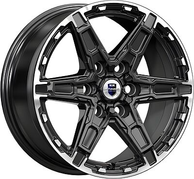 КиК Дистрикт 8x18 6x114 ET 25 Dia 66 алмаз черный