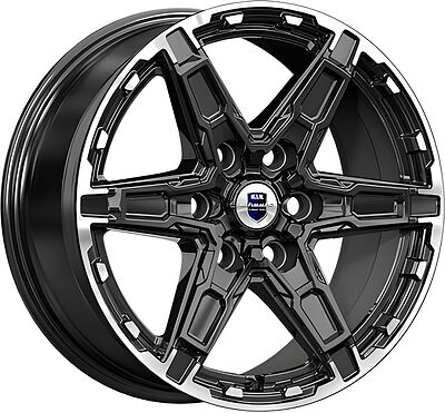 КиК Дистрикт 8x18 6x139.7 ET 30 Dia 106.1 черный бриллиант