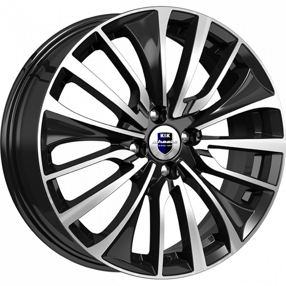 КиК Flanker 6.5x17 5x114.3 ET 45 Dia 67.1 алмаз черный