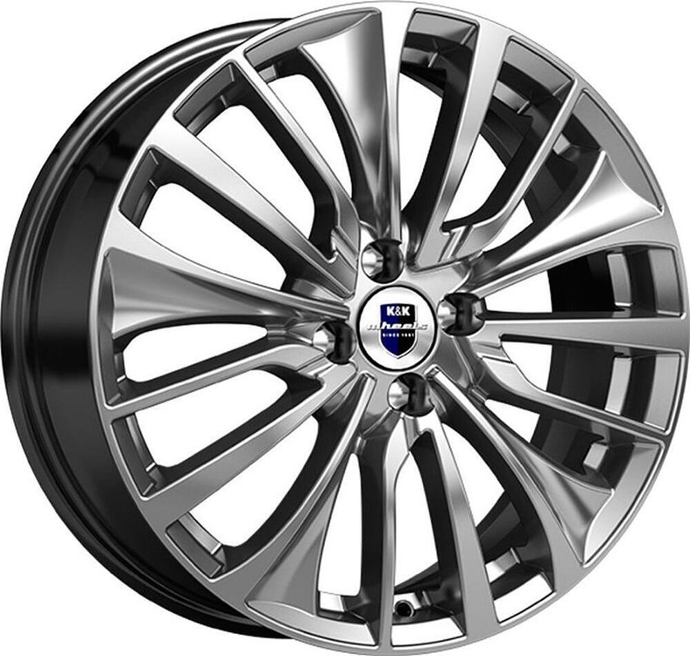 КиК Flanker 6.5x17 5x112 ET 38 Dia 57.1 блэк платинум
