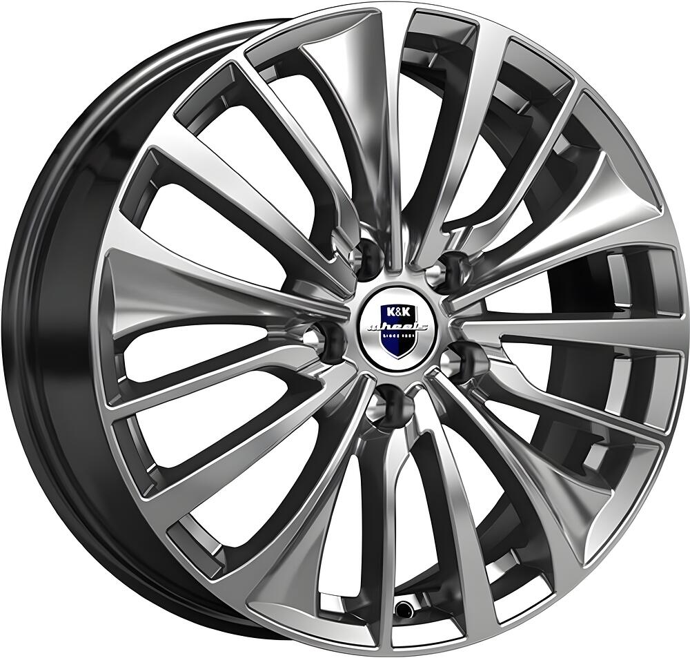КиК Flanker 6.5x17 4x100 ET 0 Dia 0 дарк платинум