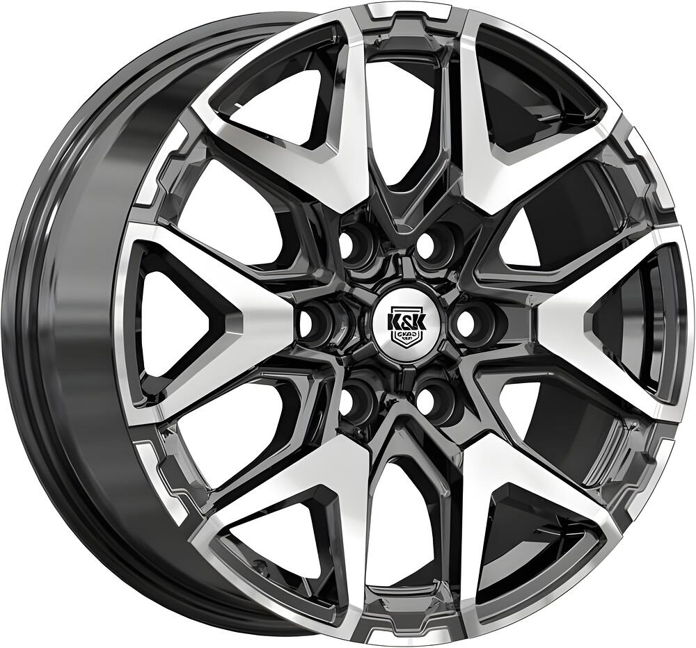 КиК Гангут 7.5x18 6x139.7 ET 41 Dia 67.1 алмаз черный