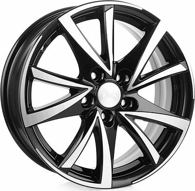 КиК Игуана 6.5x15 4x108 ET 15 Dia 65.1 алмаз черный