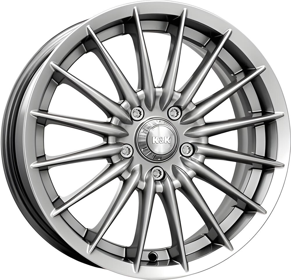 КиК Искра 6.5x15 5x108 ET 45 Dia 67.1 блэк платинум