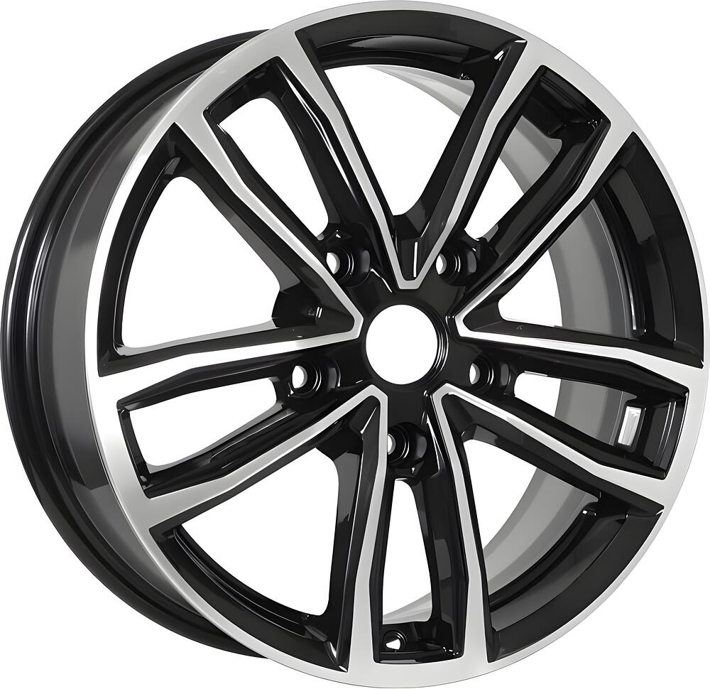 КиК Каланг 6.5x17 5x114.3 ET 4 Dia 66.1 алмаз черный
