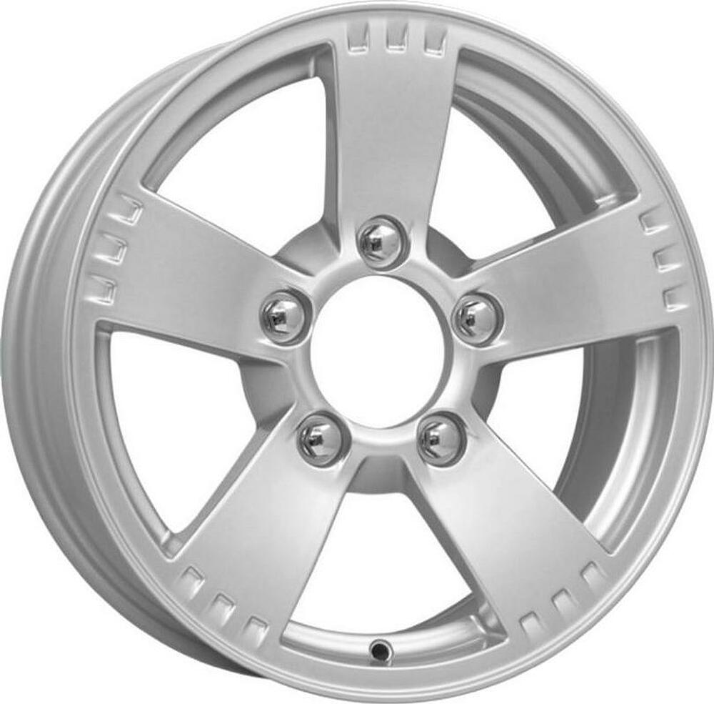 КиК Камелот 7x16 5x139.7 ET 40 Dia 98.5 сильвер