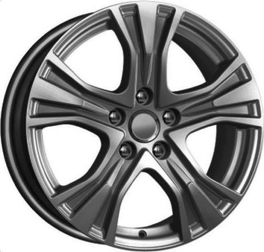 КиК КС673 ZV Audi A4 7x17 5x112 ET 46 Dia 66.6 дарк платинум