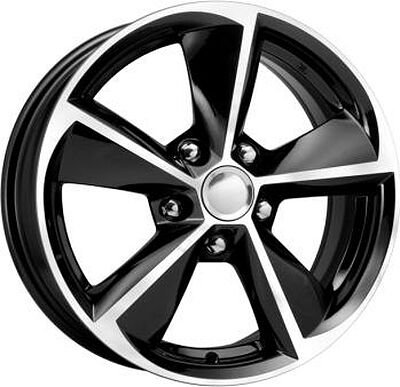 КиК КС681 6.5x16 5x112 ET 50 Dia 57.1 алмаз черный