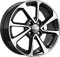 КиК KC861 ZV 15_Solaris 6x15 4x100 ET 46 Dia 54.1 алмаз черный
