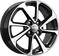 КиК КС861 ZV 15_Vesta 6x15 4x100 ET 48 Dia 54.1 алмаз черный КиК КС861 ZV 15_Vesta 6x15 4x100 ET 48 Dia 54.1 алмаз черный