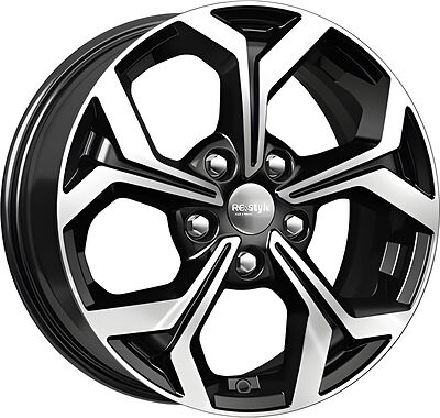 КиК KC878 ZV 16_Octavia FL 6.5x16 5x112 ET 46 Dia 57.1 алмаз черный