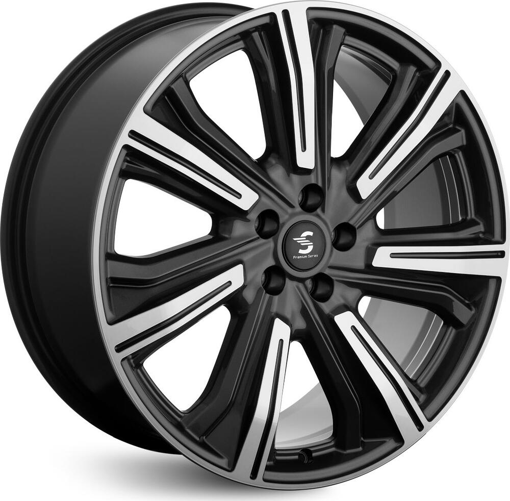 КиК Kleemann КР1067 8.5x20 5x120 ET 30 Dia 66.1 Diamond Black Gris