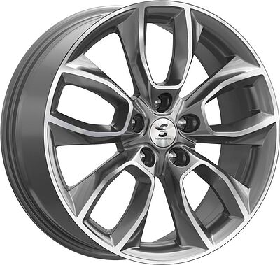 КиК КР001 Qashqai 7x18 5x114.3 ET 40 Dia 66.1 Diamond Gloss Graphite