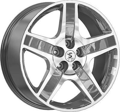 КиК КР008 Voyah Dream 8.5x20 5x120 ET 41.5 Dia 66.1 Diamond Gloss Graphite