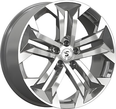 КиК КР015 Sorento/Santa Fe 7.5x19 5x114.3 ET 49.5 Dia 67.1 Diamond Gloss Graphite
