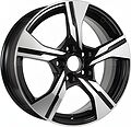 КиК КС1053 ZV 16_Q3_8U 6.5x16 5x112 ET 33 Dia 57.1 алмаз черный