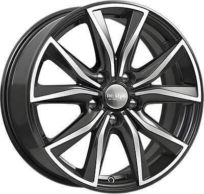 КиК КС867 17CX-5KF 7x17 5x114.3 ET 50 Dia 67.1 алмаз черный