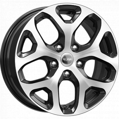 КиК КС869 ZV 16_Vesta Cross 6.5x16 4x100 ET 43 Dia 60.1 алмаз черный