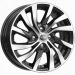 КиК КС882 Rio II 6x15 4x100 ET 46 Dia 54.1 алмаз черный КиК КС882 Rio II 6x15 4x100 ET 46 Dia 54.1 алмаз черный