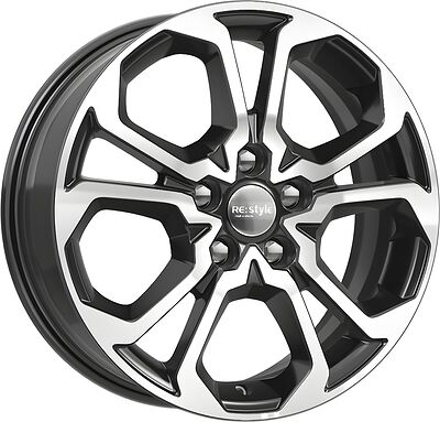 КиК КС892 17_Arkana 6.5x17 5x114.3 ET 49 Dia 67.1 алмаз черный