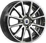 КиК Квант 5.5x14 4x100 ET 38 Dia 67.1 алмаз черный КиК Квант 5.5x14 4x100 ET 38 Dia 67.1 алмаз черный