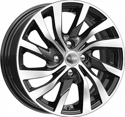 КиК Lada Vesta КС882 6x15 4x100 ET 37 Dia 60.1 алмаз черный