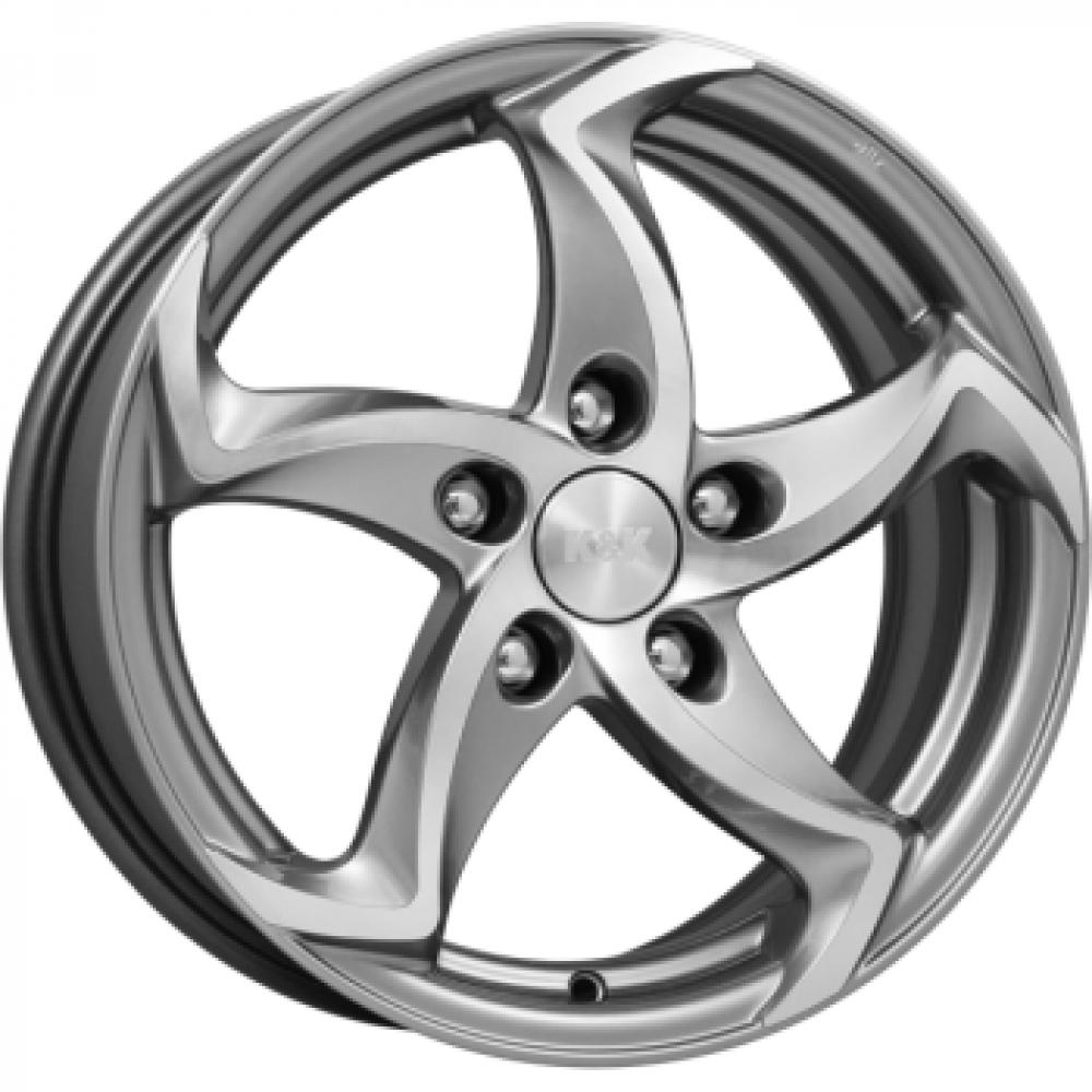 КиК Ландау 6.5x15 5x114.3 ET 40 Dia 67.1 алмаз аргентум