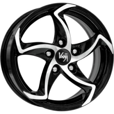 КиК Ландау 6.5x15 5x100 ET 40 Dia 67.1 алмаз черный