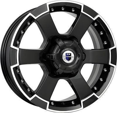 КиК М56 7x16 6x139.7 ET 38 Dia 108.1 алмаз черный