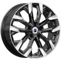 КиК Морейн 6.5x17 5x114.3 ET 40 Dia 66.1 алмаз черный