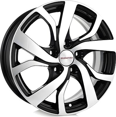 КиК Палермо 6.5x16 5x114.3 ET 52.5 Dia 67.1 алмаз черный