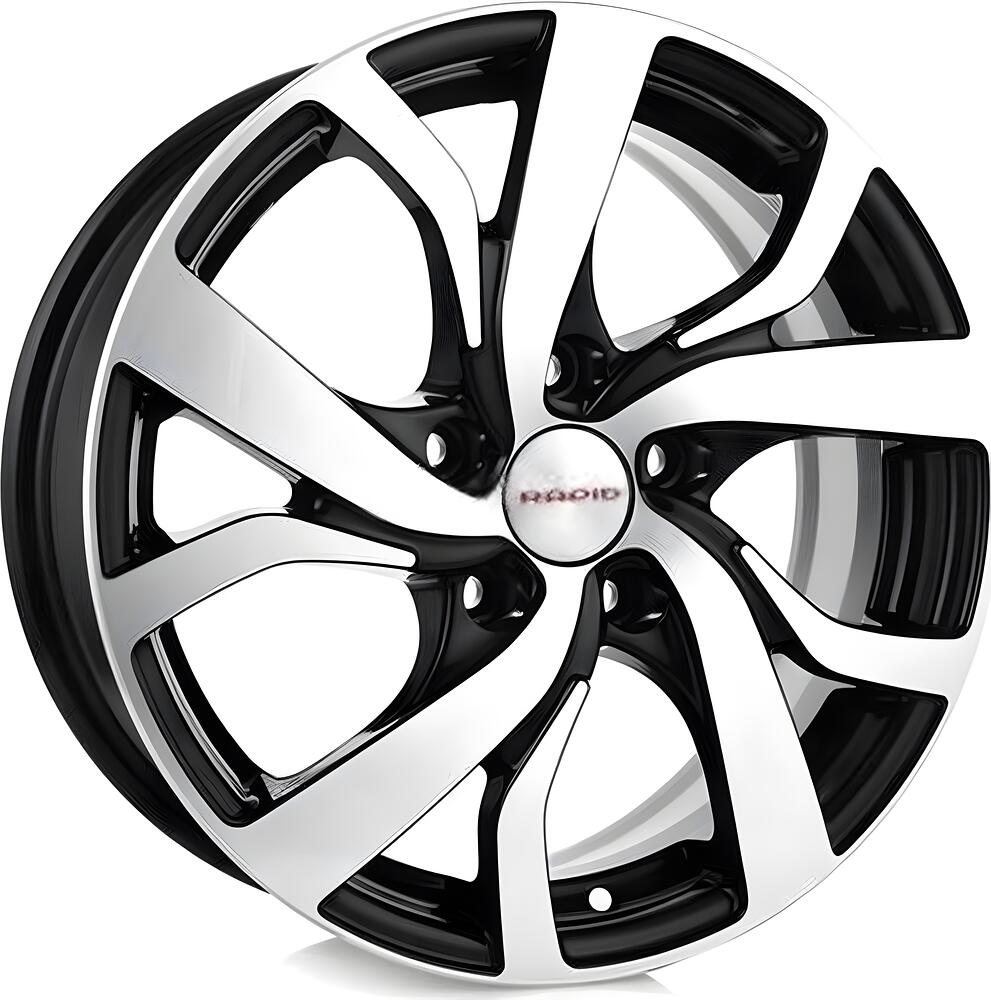 КиК Палермо 6x15 5x114.3 ET 50 Dia 60.1 алмаз черный