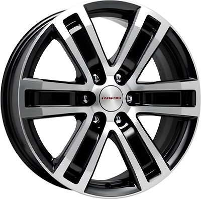 КиК R7 Рольф 7.5x17 6x114.3 ET 39 Dia 67.1 алмаз черный