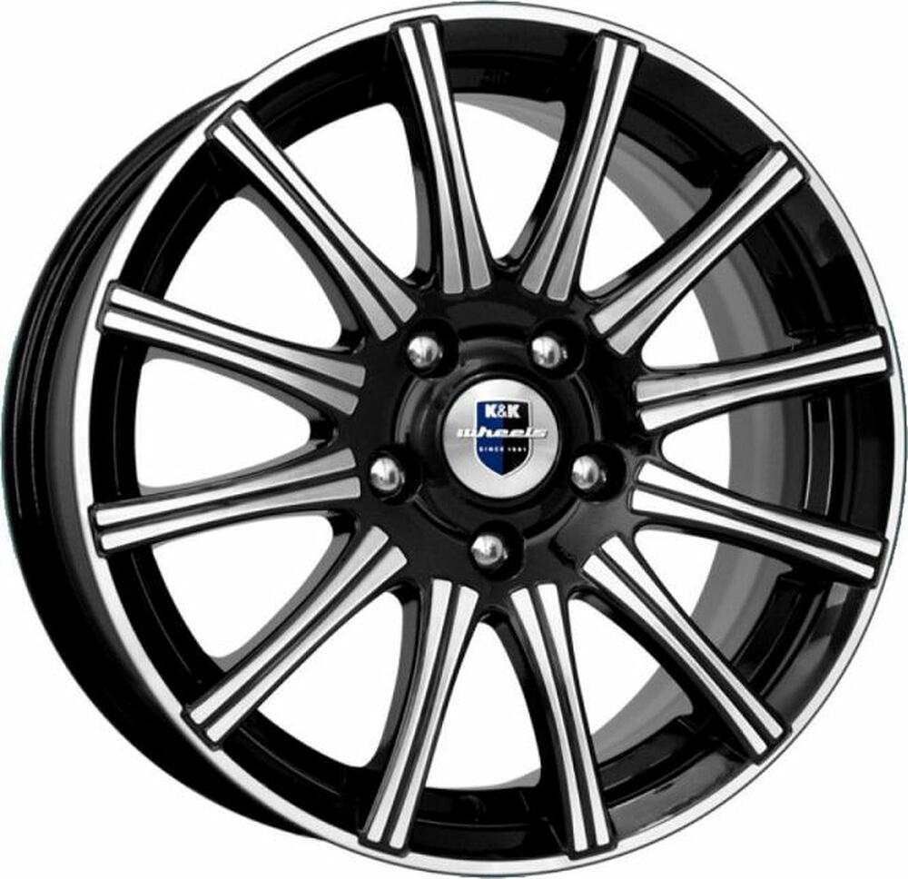 КиК Сиеста 6x15 4x114.3 ET 44 Dia 67.1 алмаз черный