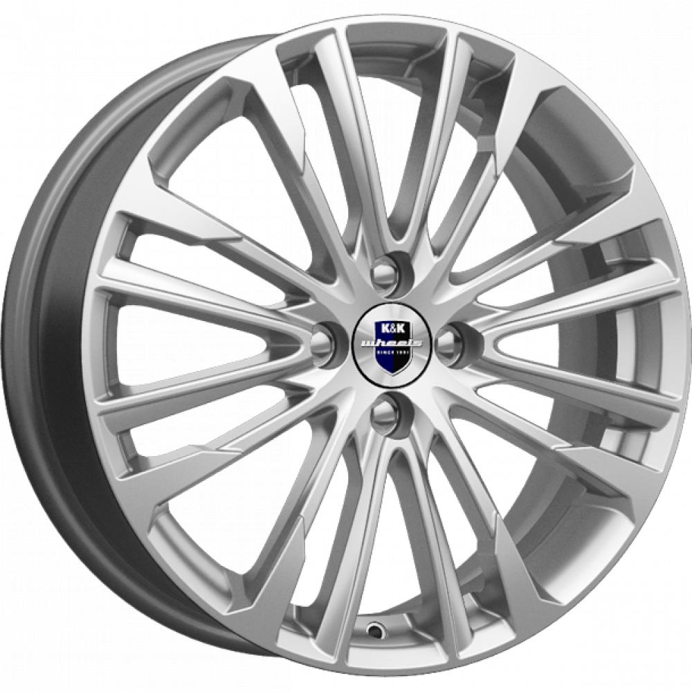 КиК Сильверстоун 6.5x17 4x100 ET 41 Dia 60.1 сильвер