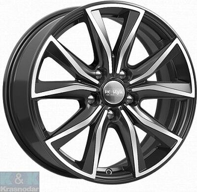 КиК Tiguan 867 7x17 5x112 ET 40 Dia 57.1 алмаз черный