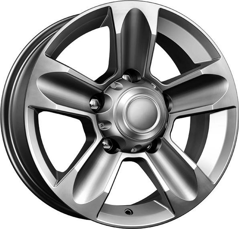 КиК Тор 7x16 5x139.7 ET 35 Dia 108.5 дарк платинум