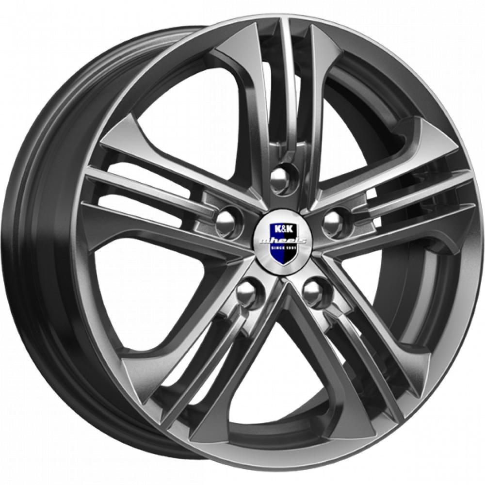 КиК Trinity 6.5x16 5x110 ET 37 Dia 65.1 дарк платинум