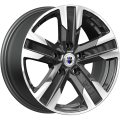 КиК Висмут 7x16 5x114.3 ET 35 Dia 67.1 алмаз черный