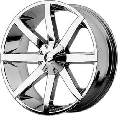 KMC KM651 8.5x20 5x130 ET 38 Dia 84.1 Chrome
