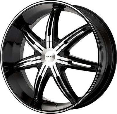 KMC KM665 9x20 5x114 ET 38 Dia 72 Black/Machined