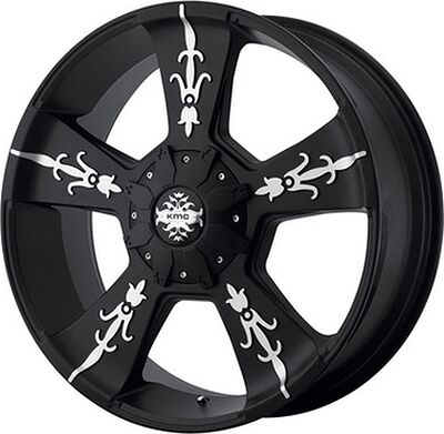 KMC KM668 9x24 5x150 ET 30 Dia 110 Black/Machined