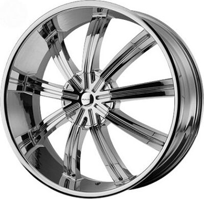 KMC KM672 9x22 5x130 ET 38 Dia 72 Chrome