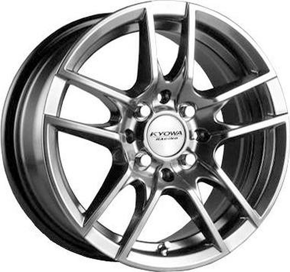 Kyowa KR718 6x14 4x100 ET 38 Dia 60.1 silver